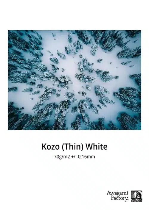 Productfoto van Awagami Kozo Thin White