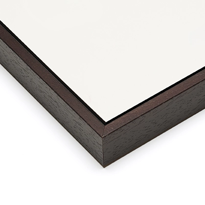 Baklijst bruin met houtnerf